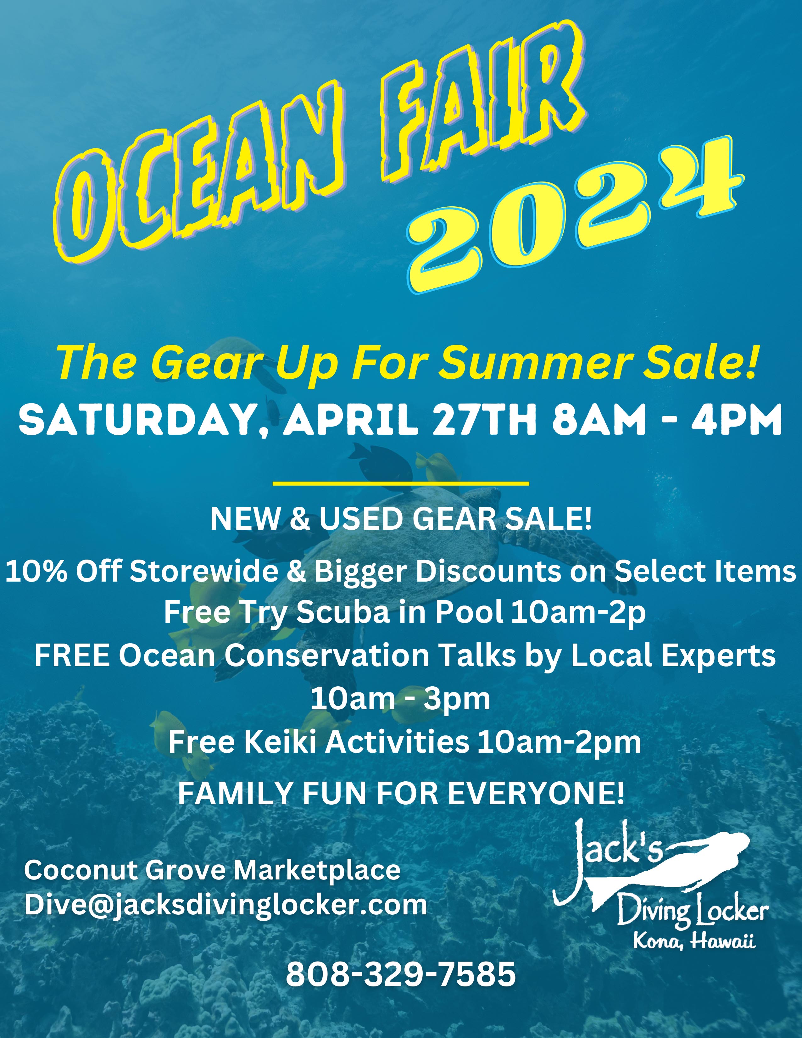 Join Us For Ocean Fair On April 27